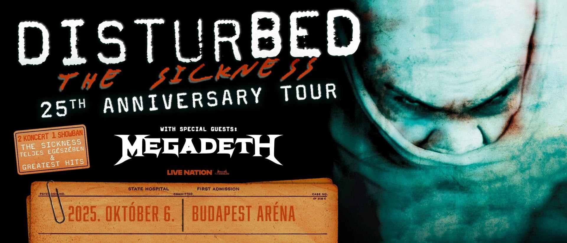Disturbed, The Sickness 25th Anniversary Tour