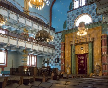 Entrada para la Sinagoga Kazinczy
