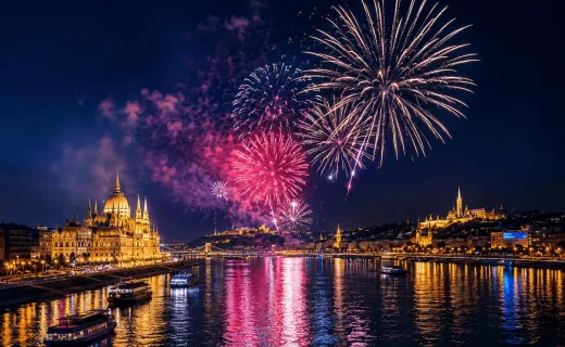 Croisière feu d’artifice avec dîner de gala 4 services et spectacle de piano